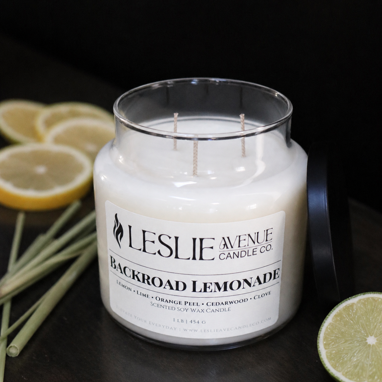 Backroad Lemonade Triple Wick Soy Candle - SEASONAL