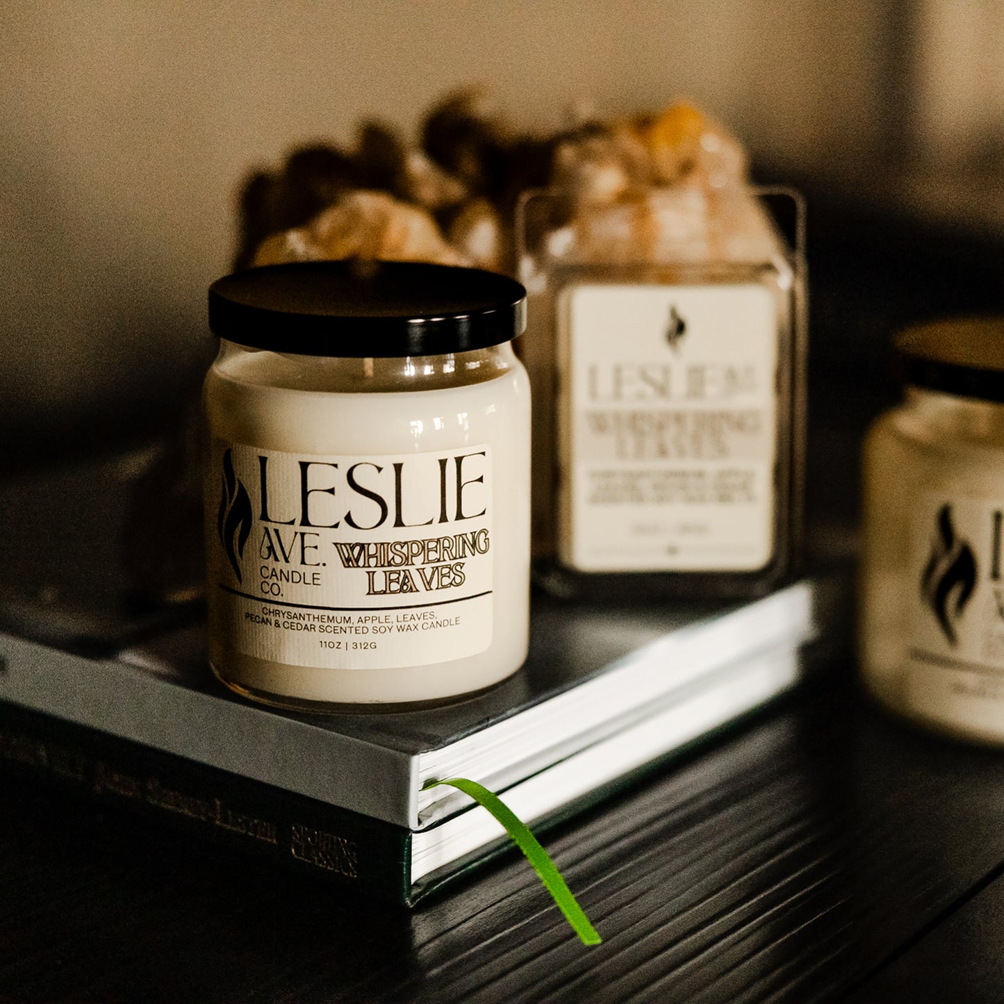 Whispering Leaves 11oz Single Wick Soy Candle