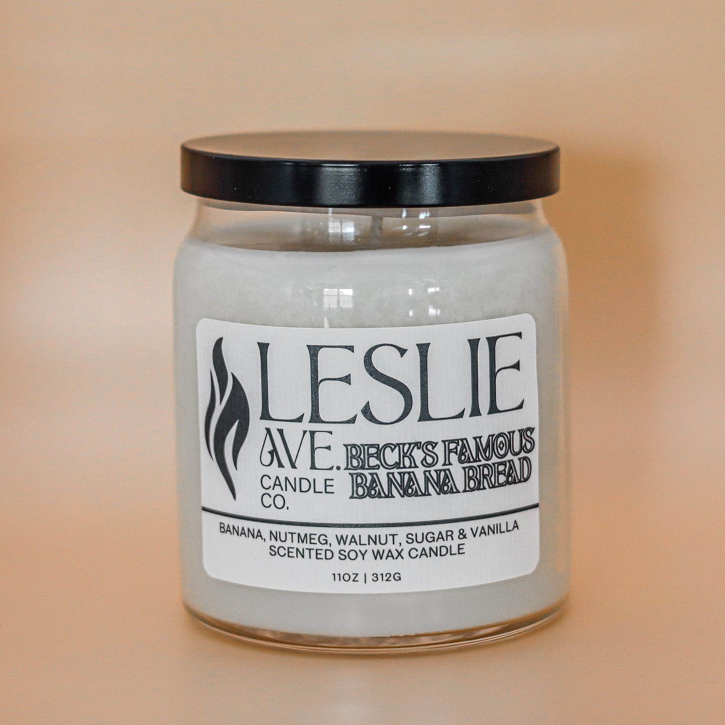 Beck’s Famous Banana Bread 11oz Single Wick Soy Candle