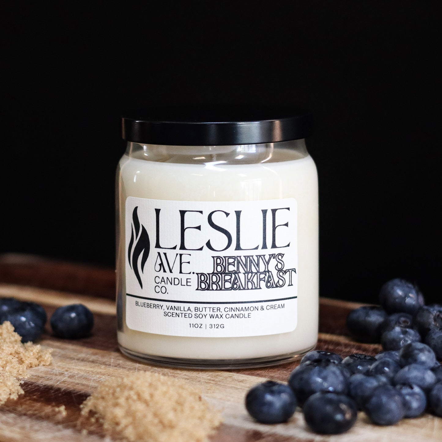 Benny's Breakfast 11oz Single Wick Soy Candle