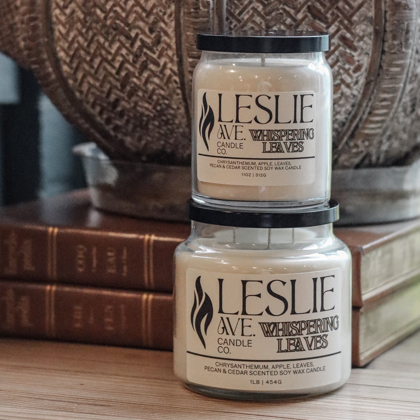 Whispering Leaves 11oz Single Wick Soy Candle