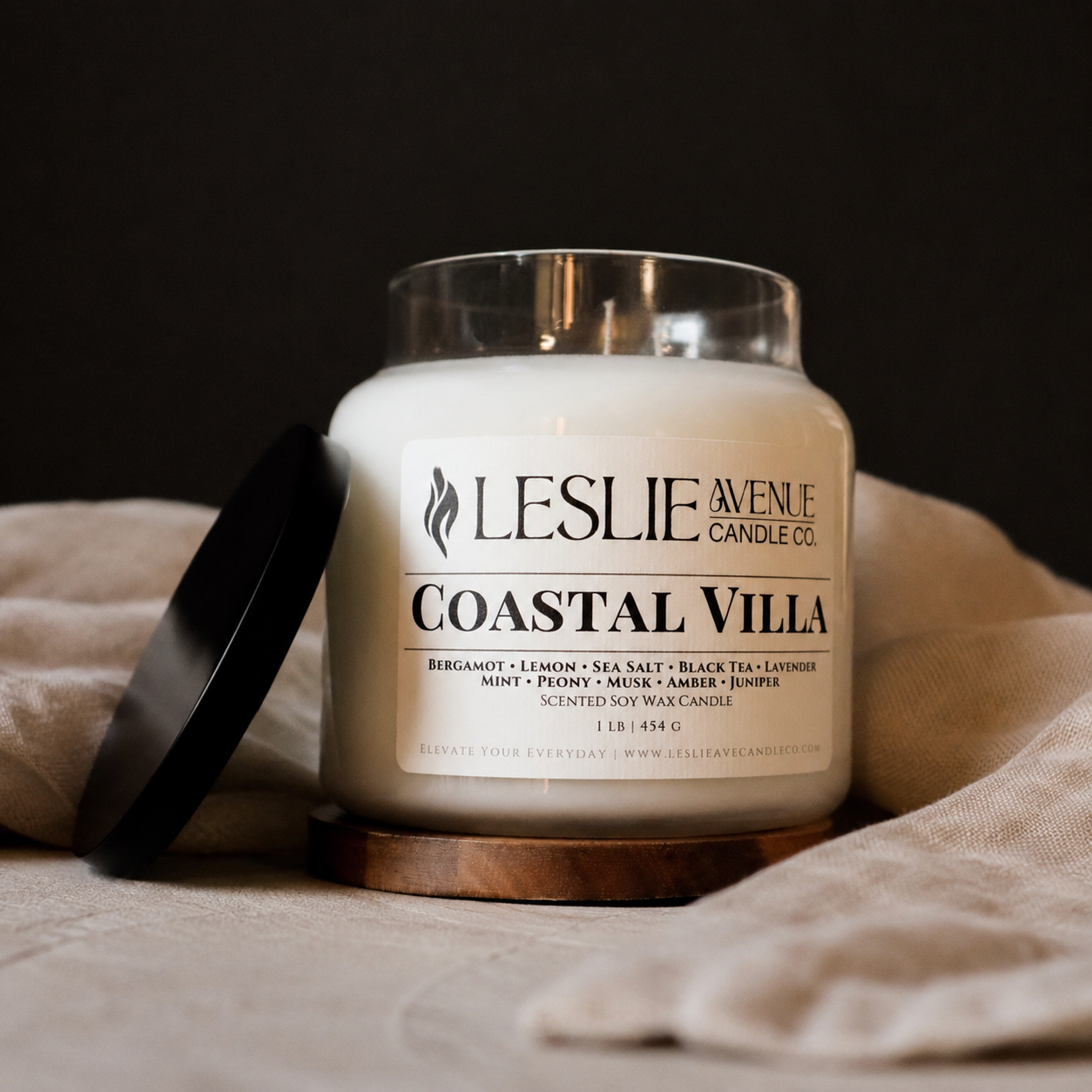 Coastal Villa Triple Wick Soy Candle
