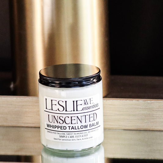 Unscented 8oz Whipped Tallow Balm