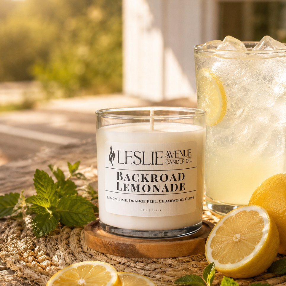 Backroad Lemonade Single Wick Soy Candle - SEASONAL