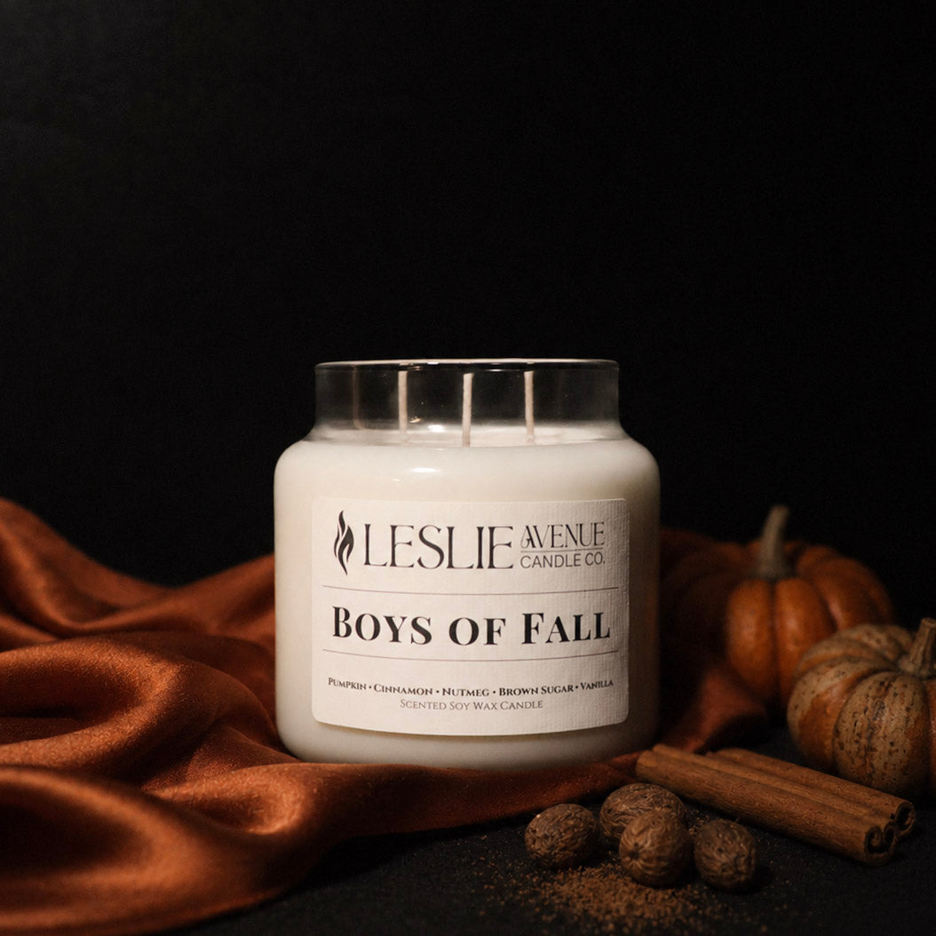 Boys of Fall Triple Wick Soy Candle | Fall Collection