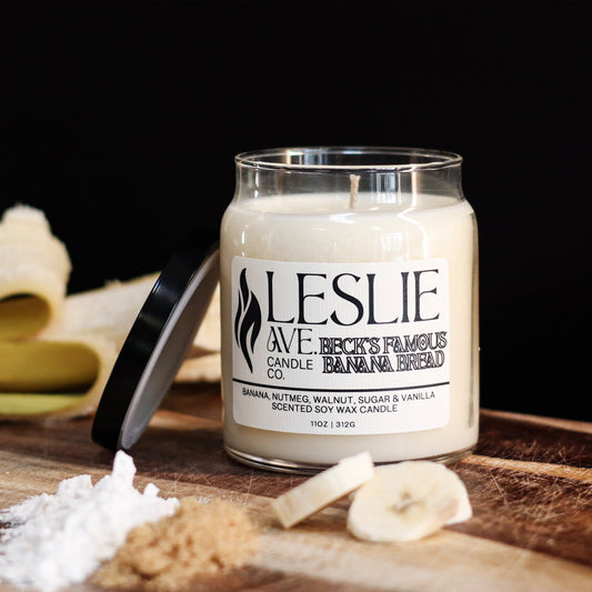 Beck’s Famous Banana Bread 11oz Single Wick Soy Candle
