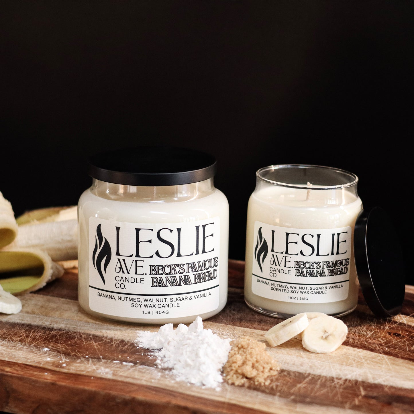 Beck’s Famous Banana Bread 11oz Single Wick Soy Candle