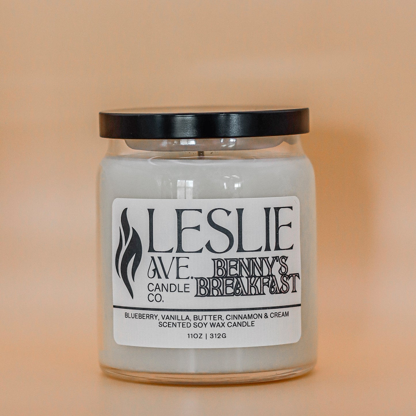 Benny's Breakfast 11oz Single Wick Soy Candle
