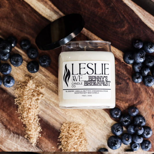 Benny's Breakfast 11oz Single Wick Soy Candle