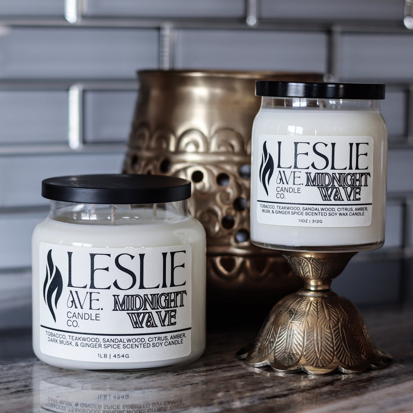 Midnight Wave 11oz Single Wick Soy Candle