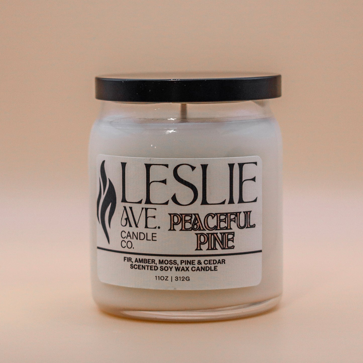 Peaceful Pine 11oz Single Wick Soy Candle