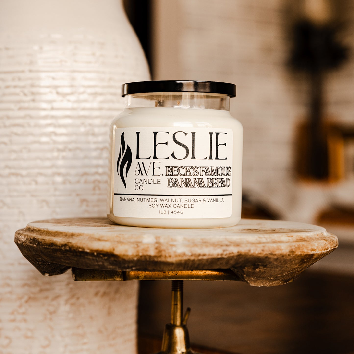 Beck’s Famous Banana Bread 1lb Triple Wick Soy Candle
