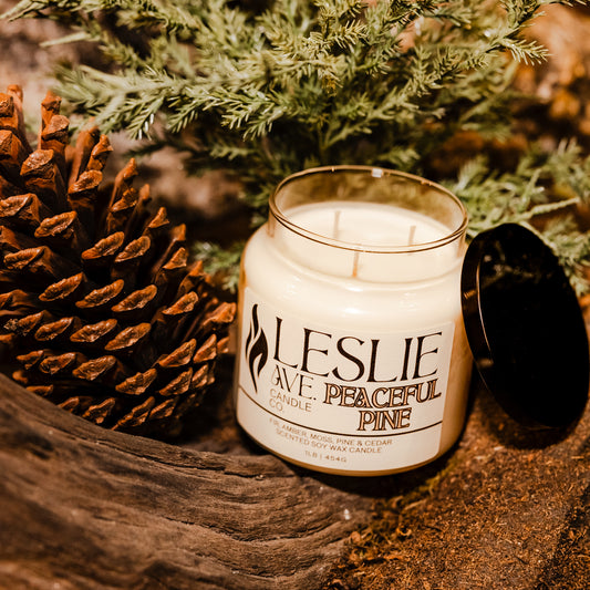 Peaceful Pine 1lb Triple Wick Soy Candle