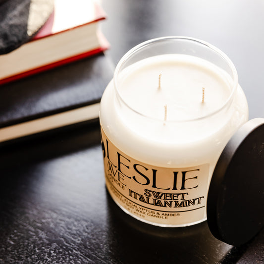 Sweet Italian Mint Triple Wick Soy Candle