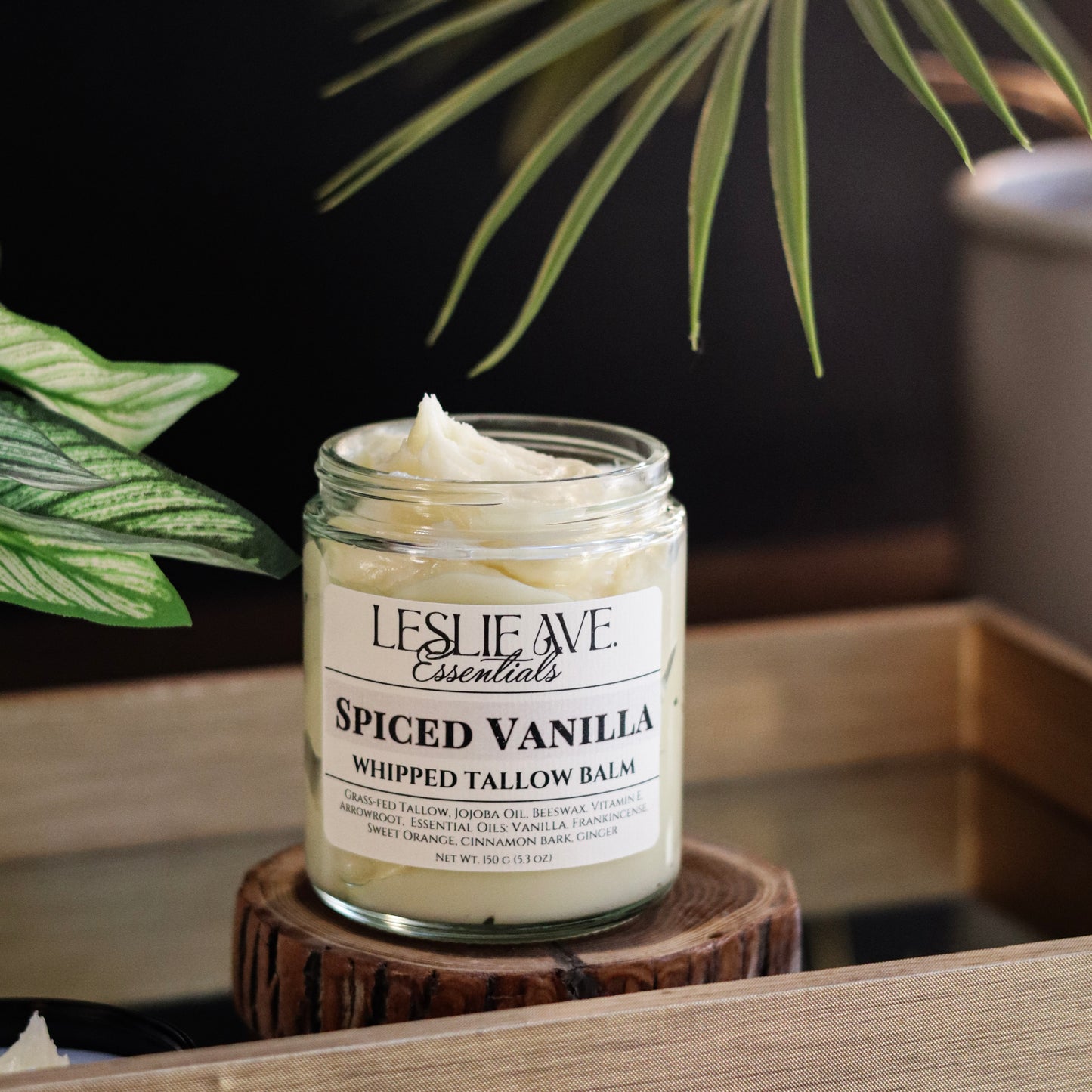 Spiced Vanilla 8oz Whipped Tallow Balm