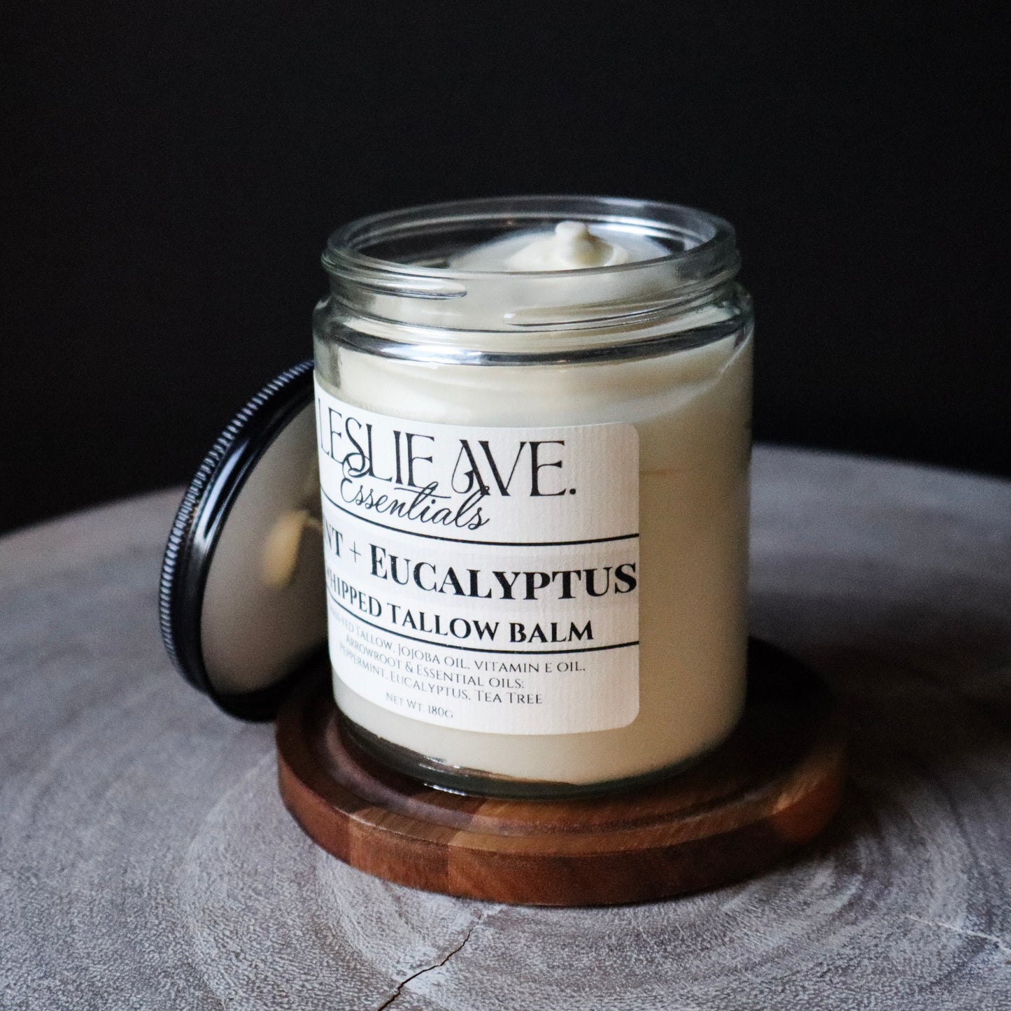 Mint + Eucalyptus 8oz Whipped Tallow Balm