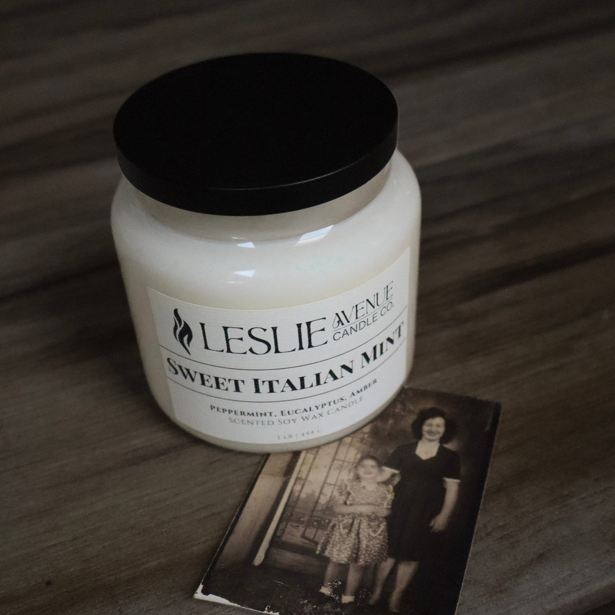 Sweet Italian Mint Triple Wick Soy Candle