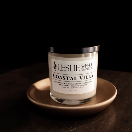 Coastal Villa Single Wick Soy Candle