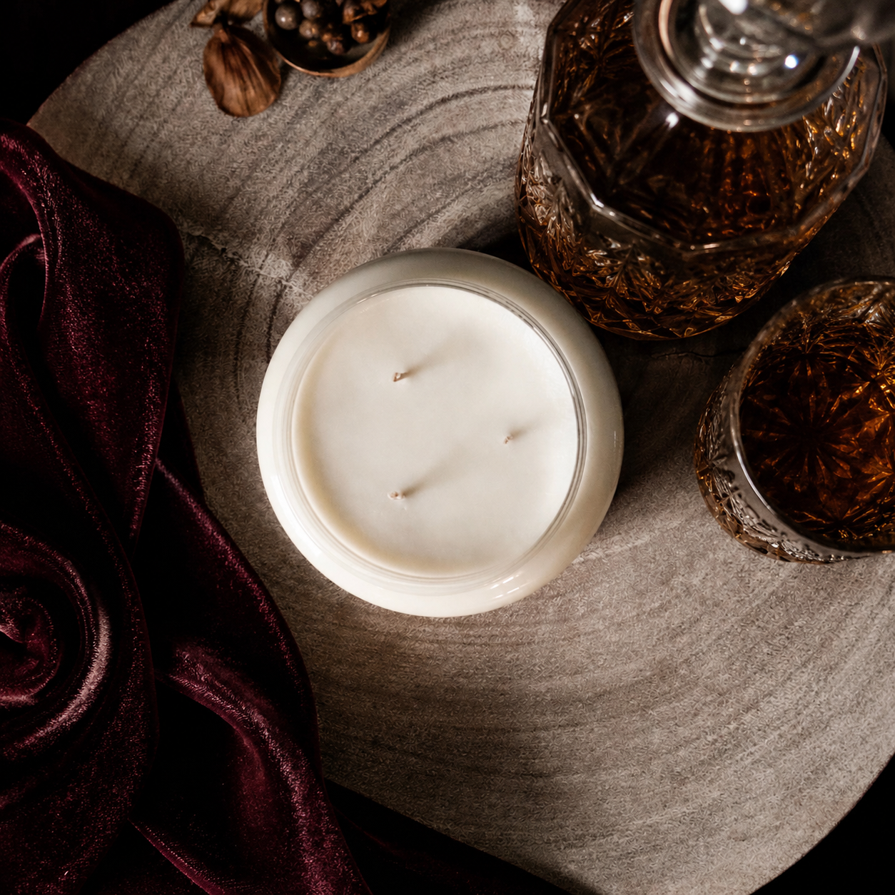 Velvet Reserve Triple Wick Soy Candle | Fall Collection