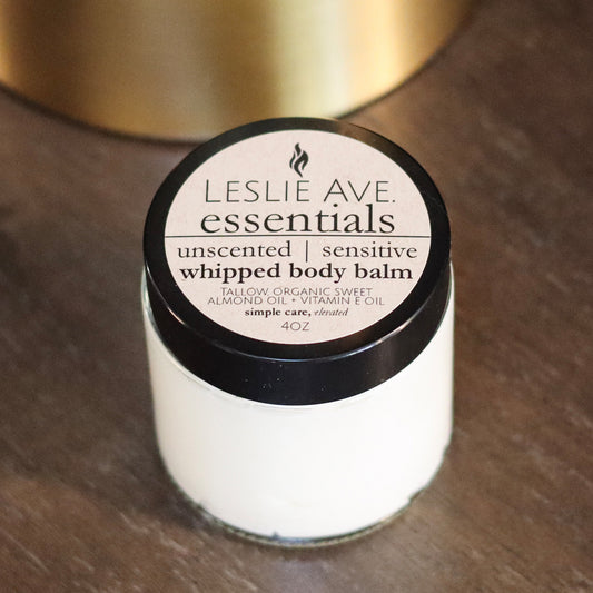 Unscented 4oz Whipped Tallow Balm